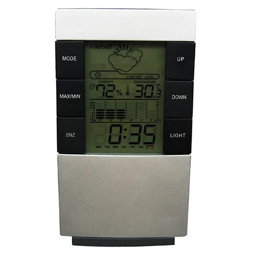 Reloj Despertador Con Indicador de Temperatura y Humedad