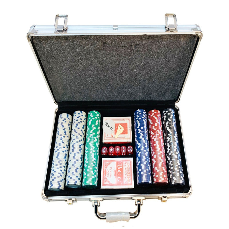 Set Poker con Maleta de Aluminio - 300 Fichas
